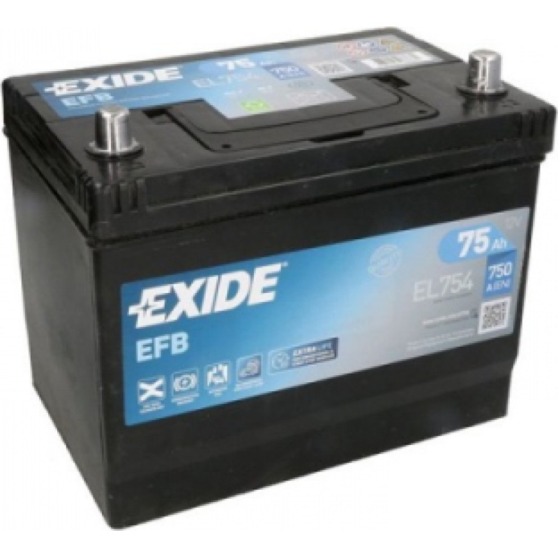 Exide - EL754 - 12V | 750A | 75Ah