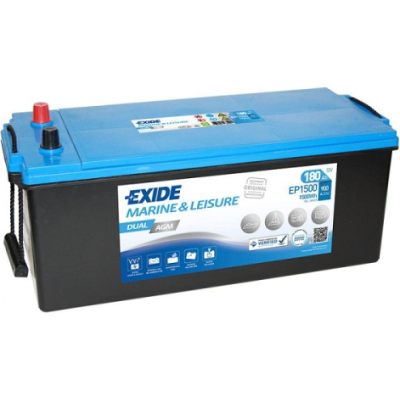 Exide - EP1500 - 12V | 900A | 180Ah