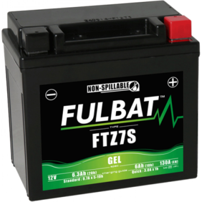 Fulbat - GTZ7S (FTZ7S Gel) - 12V | 130A | 6Ah