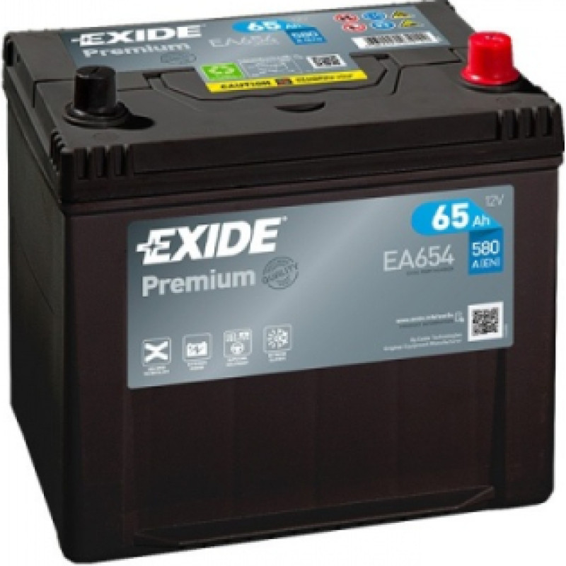 Exide - EA654 - 12V | 580A | 65Ah