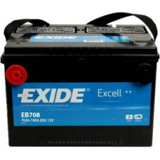 Exide - EB708 - 12V | 740A | 70Ah