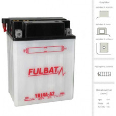 Fulbat - YB14A-A2 - 12V | 175A | 14Ah