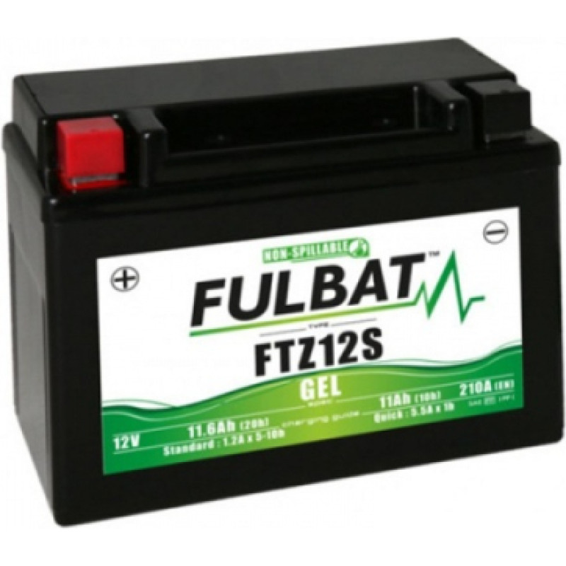 Fulbat - GTZ12S (FTZ12S Gel) - 12V | 210A | 11Ah