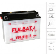 Fulbat - Y50-N18L-A (F50-N18L-A) - 12V | 260A | 20Ah