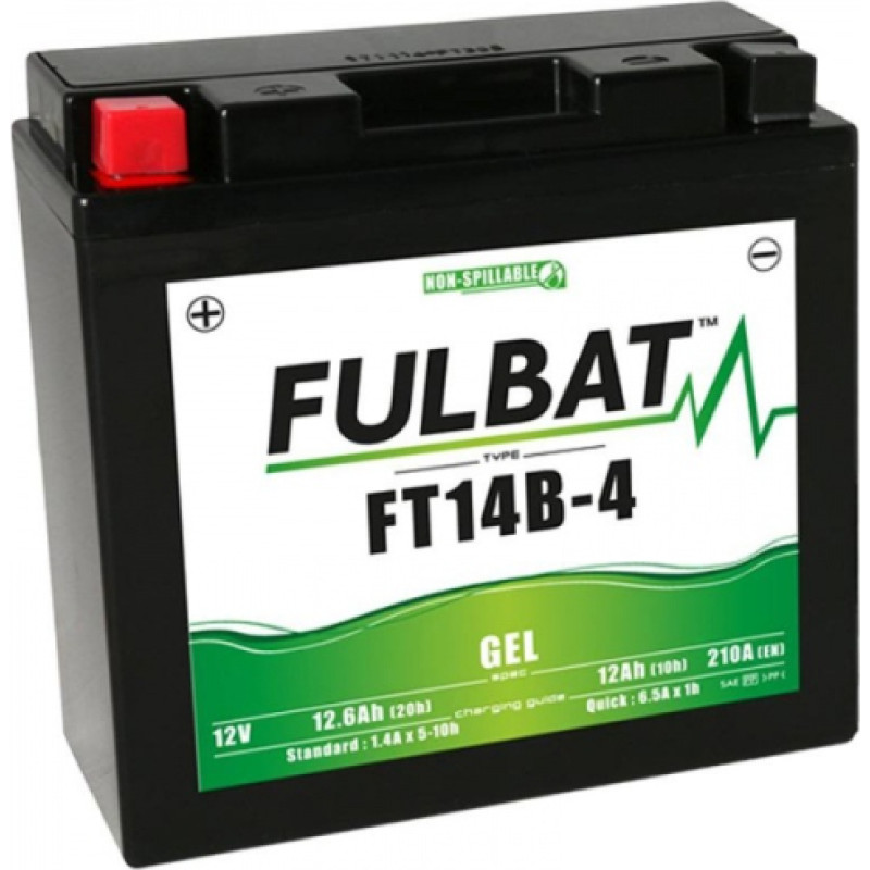 Fulbat - GT14B-4 (FT14B-4 Gel) - 12V | 210A | 12Ah