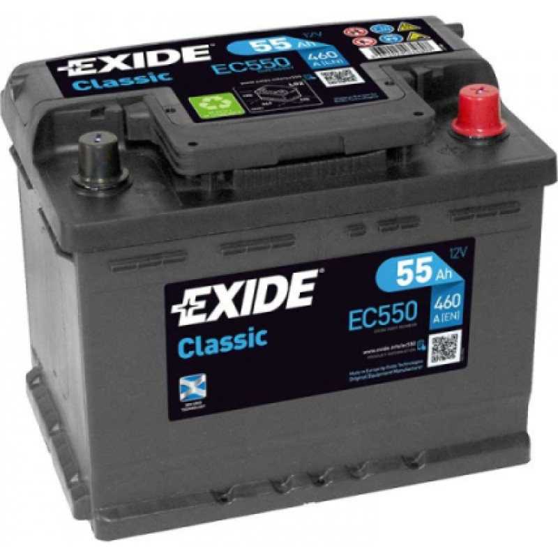 Exide - EC550 - 12V | 460A | 55Ah