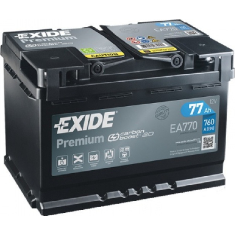 Exide - EA770 - 12V | 760A | 77Ah