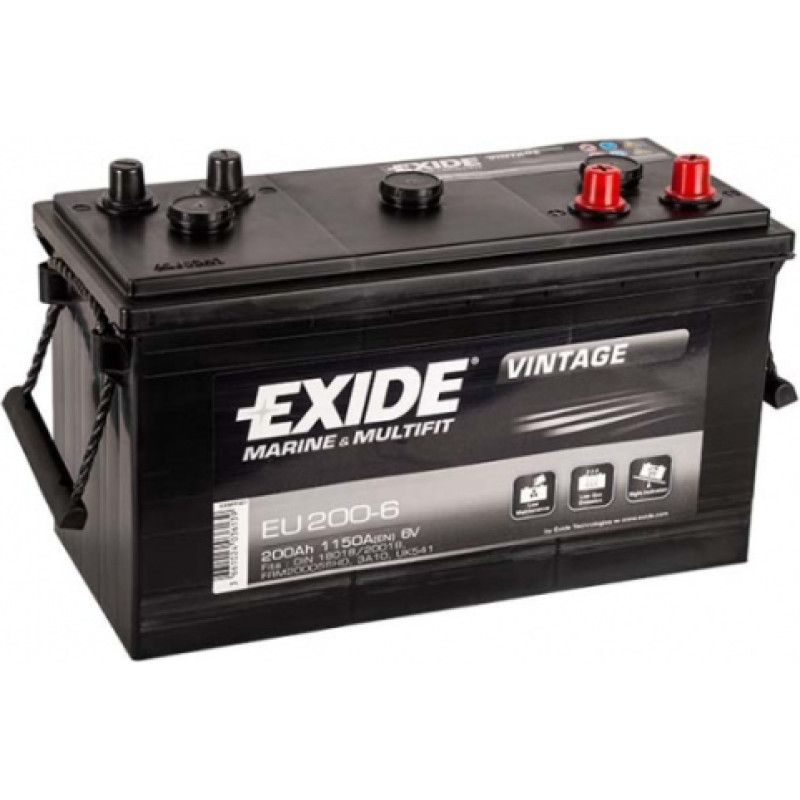 Exide - EU200-6 - 6V | 1150A | 200Ah