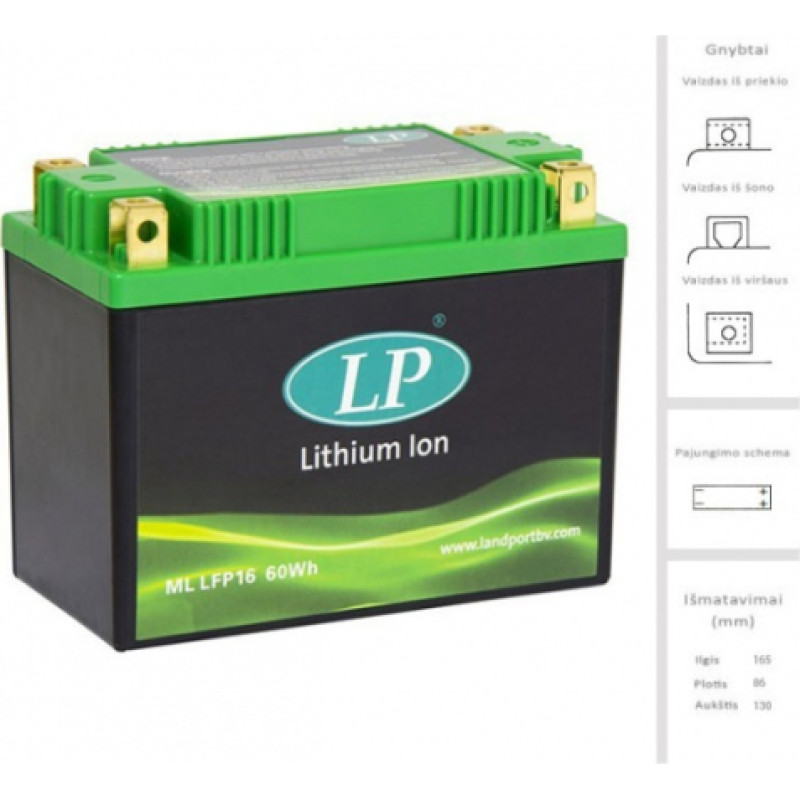 Landport - LFP16 - 12V | 300A | 60Ah