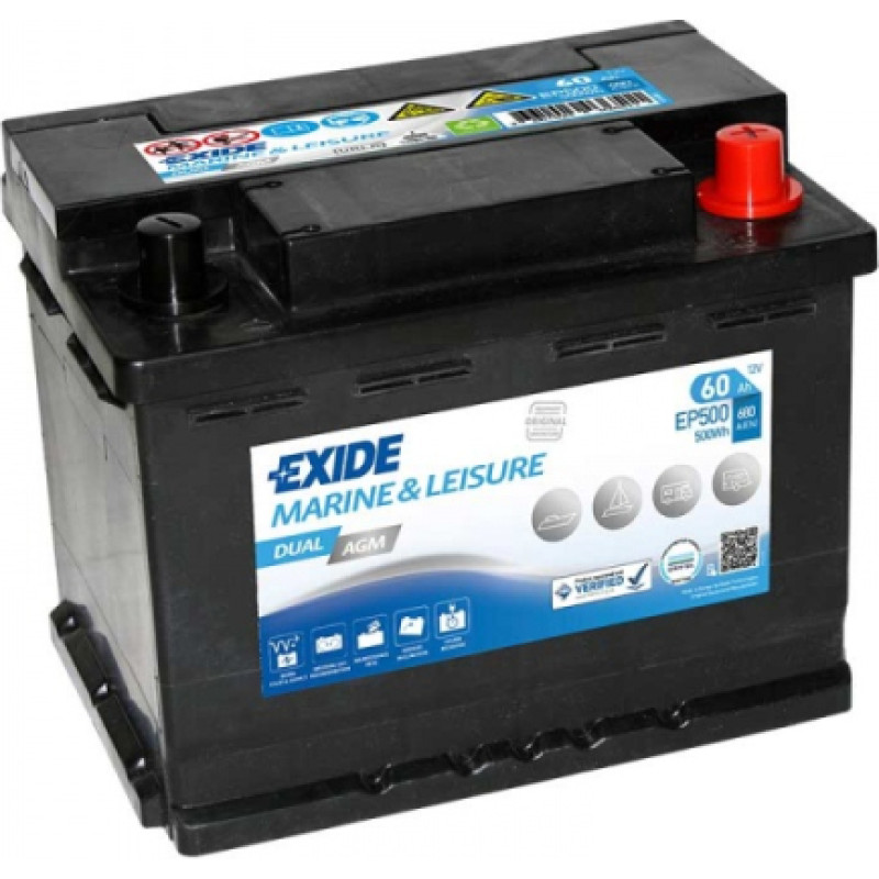 Exide - EP500 - 12V | 680A | 100Ah