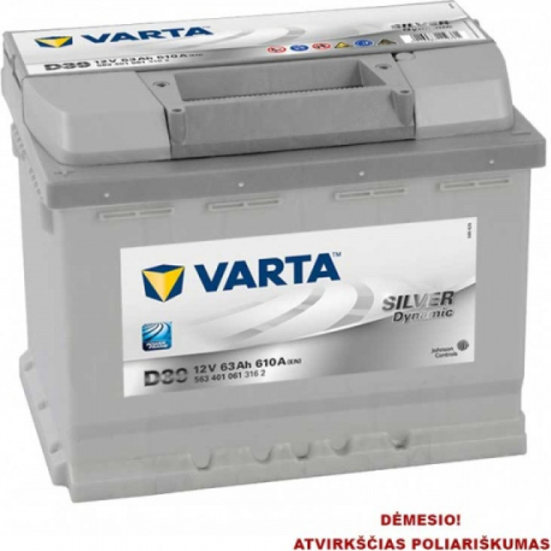 Varta - SD D39 - 12V | 610A | 63Ah