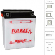 Fulbat - YB12AL-A2 (FB12AL-A2) - 12V | 155A | 12Ah