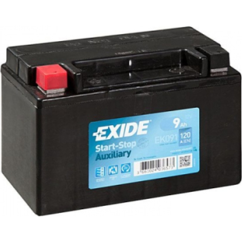 Exide - EK091 - 12V | 200A | 9Ah