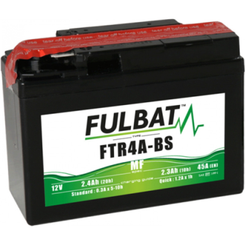 Fulbat - YTR4A-BS (FTR4A-BS) - 12V | 45A | 2Ah