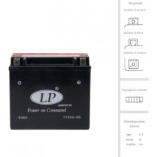 Landport - LTX20L-BS AGM - 12V | 240A | 18Ah